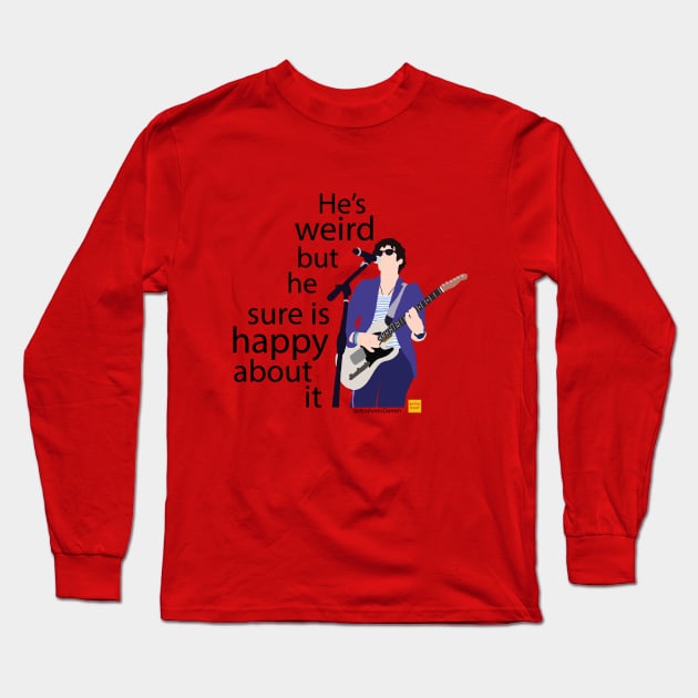 He's Weird Long Sleeve T-Shirt by ElsieCast